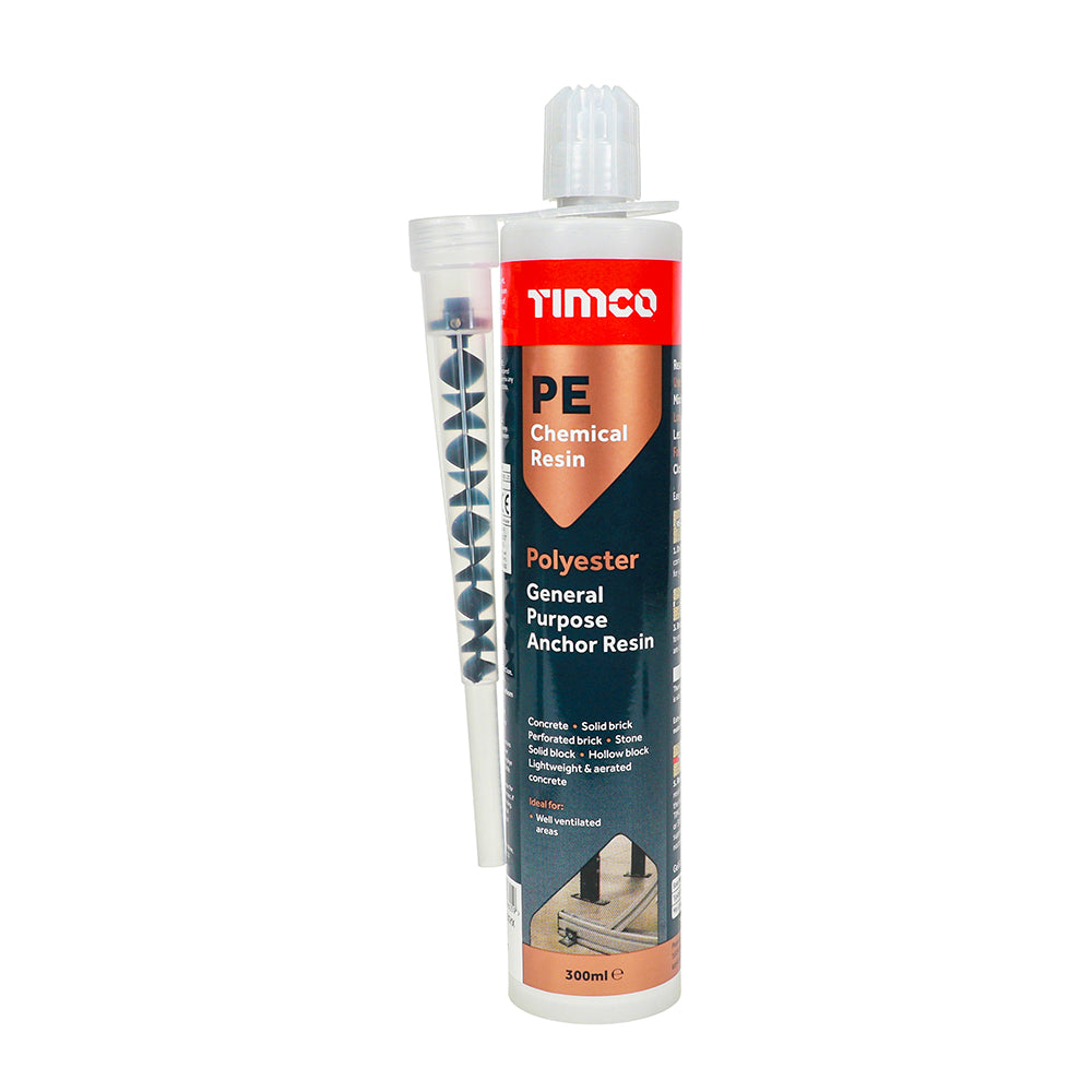 300ml PE Chemical Resin - Polyester Resin Kit for Construction & Fixings