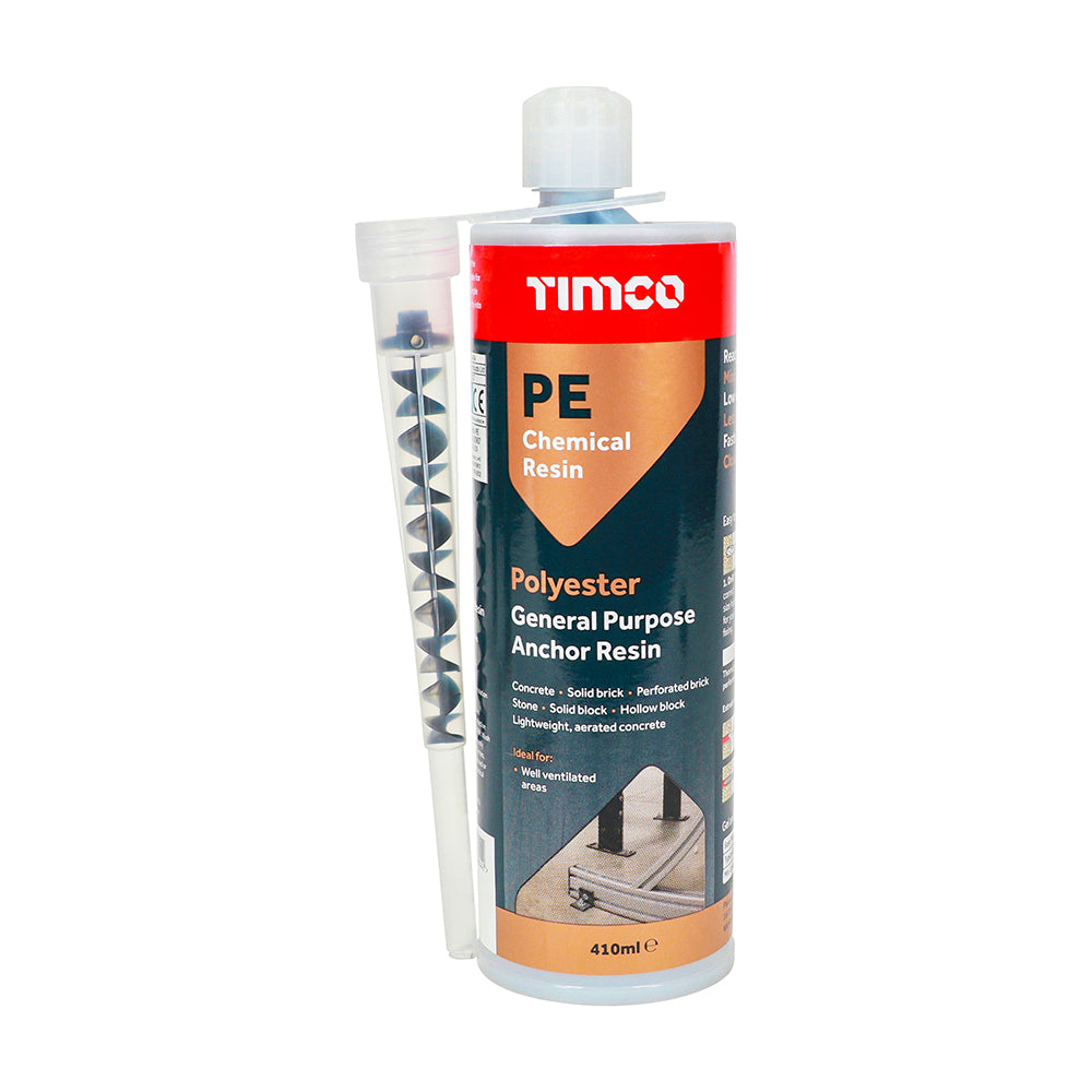 410ml PE Chemical Resin - Polyester Resin Kit for Construction & Fixings
