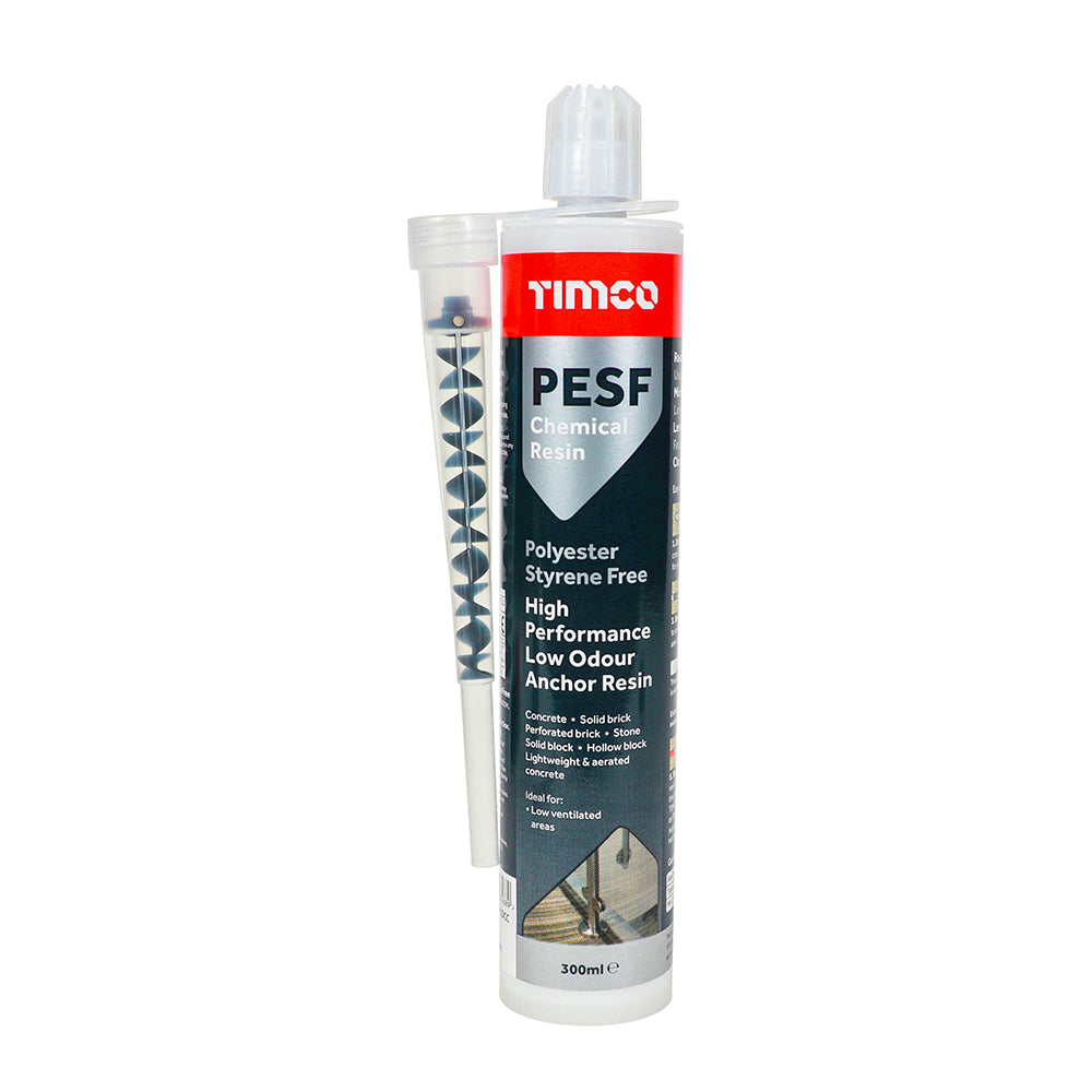 300ml PESF Styrene Free Chemical Resin - Ready to Use Fire Rated Polyester - Tube of 1 (PESF310)