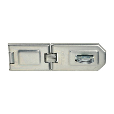 160mm Single Hinged Hasp & Staple – Zinc Plated Locking Latch for Gates, Sheds & Doors (PACK OF 1)
