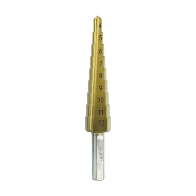 Step Drill – HSS M2 Titanium Nitride Coated Drill Bit