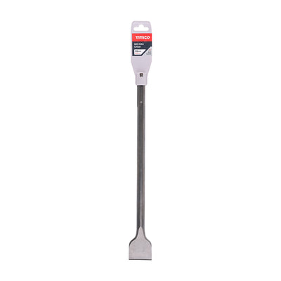 50 x 400mm - SDS Max Steels - Wide Chisel | Heavy-Duty Concrete, Brick & Block - Pack of 1 (SDSMC40050)