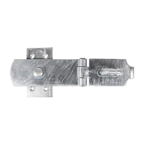 (1x) 8" - Swivel Pattern Hasp & Staple – Heavy Duty Hot-Dipped Galvanised Security Hardware
