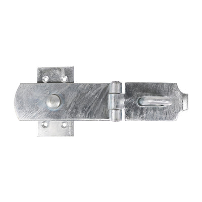 (1x) 8" - Swivel Pattern Hasp & Staple – Heavy Duty Hot-Dipped Galvanised Security Hardware