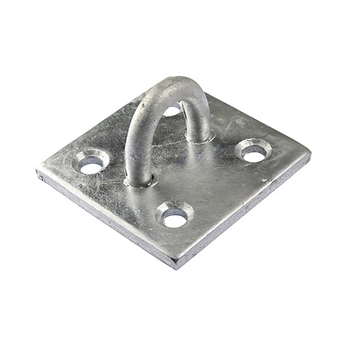 Staple on Plate - Hot Dipped Galvanised | Heavy Duty Gate & Shed Security Fixing