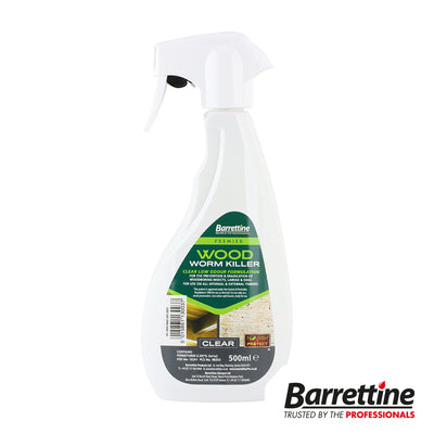 500ml Woodworm Killer Treatment | Eradication & Prevention of Wood Boring Beetles & Larvae
