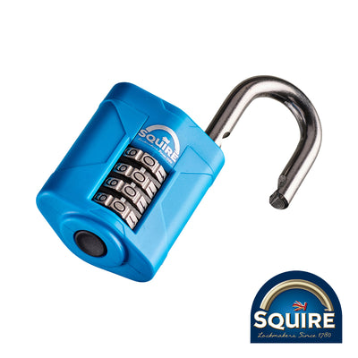 50mm Combination Padlock | Stainless Steel Open Shackle | Recodable Security Lock