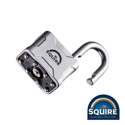 Open Shackle Vulcan Padlock | Hardened Boron Steel | Medium-High Security Lock
