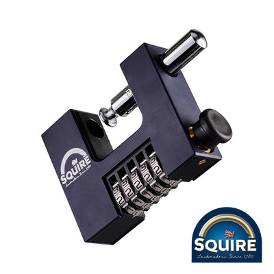 12.7mm Shackle 5 Wheel Combination Block Lock | Recodable | Hardened Boron Steel