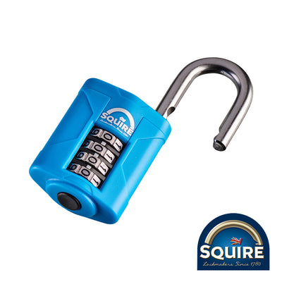 40mm Combination Padlock | Stainless Steel Closed Shackle | Recodable Keyless Lock