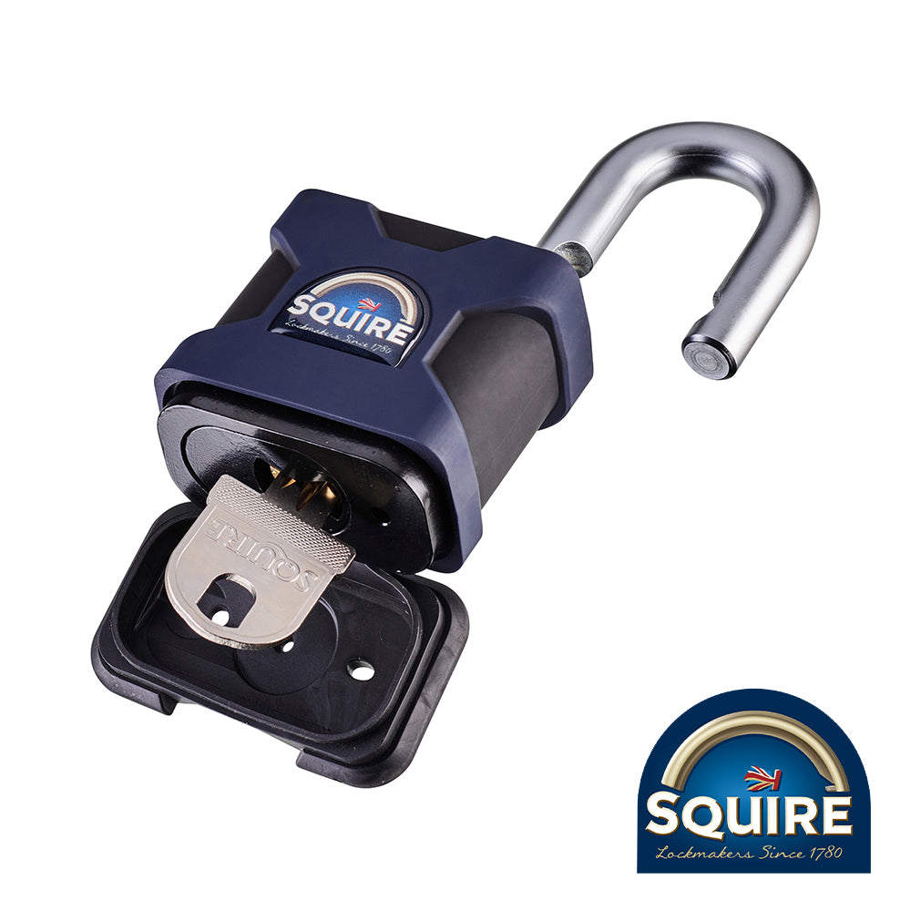 65mm Open Shackle Stronghold Padlock | Hardened Boron Steel | LPCB SR3 Approved