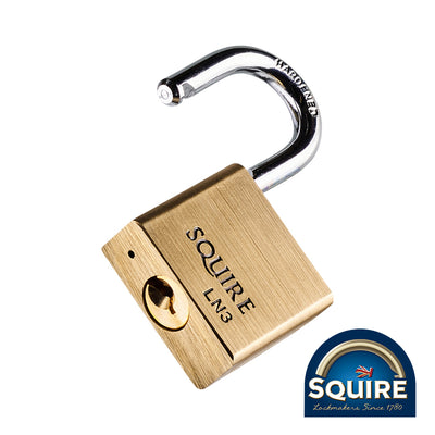 Solid Brass Lion Padlock | Stainless Steel Shackle | Double Locking Security for Home