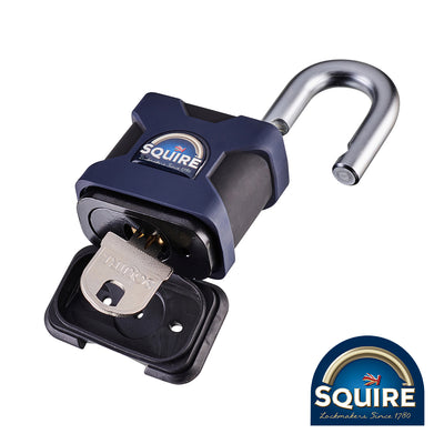 65mm Open Shackle Stronghold Padlock | Hardened Boron Steel | LPCB SR3 Approved