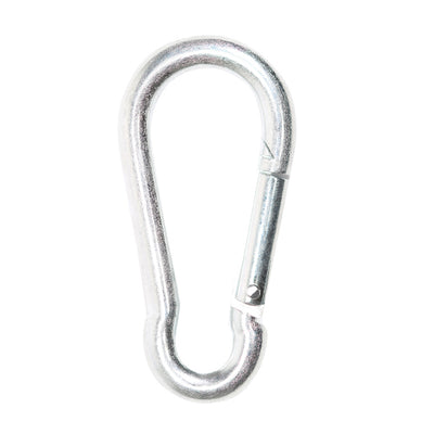 (PACK OF 3) 60mm Snap Hooks - Steel Carabiner Clips for Quick & Easy Temporary Fastening