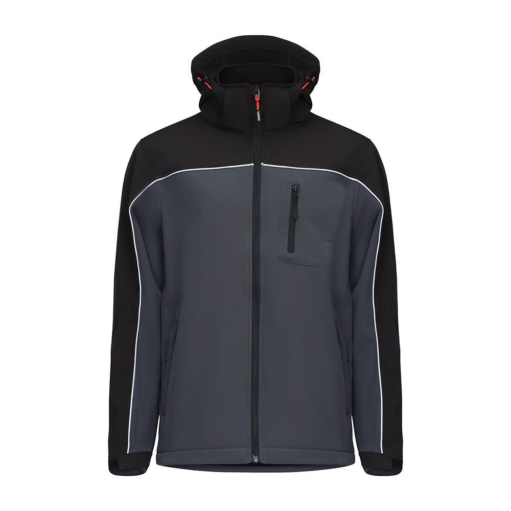 TIMCO Softshell Jacket - Grey/Black – Fixings Direct