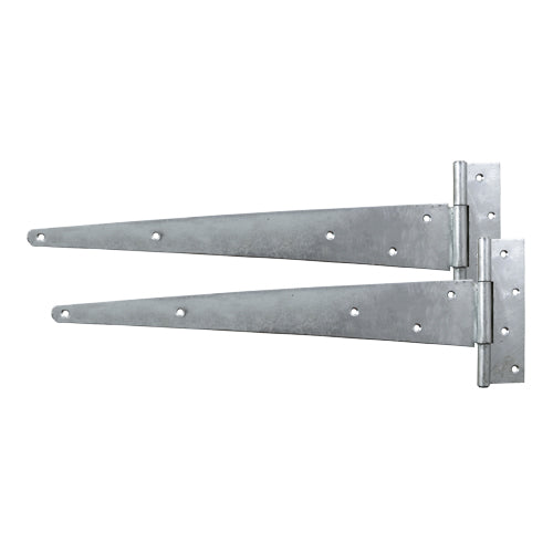 Pack of 1 - Pair of Strong Tee Hinges – Hot Dipped Galvanized | Gate Hinges for Wooden Gates, Sheds & Doors