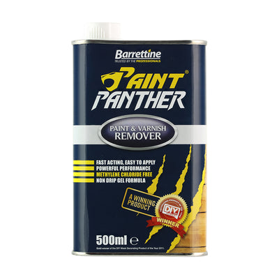 500ml Paint Panther Paint & Varnish Remover | Methylene Chloride Free Gel Lower Odour Stripper Fast Acting