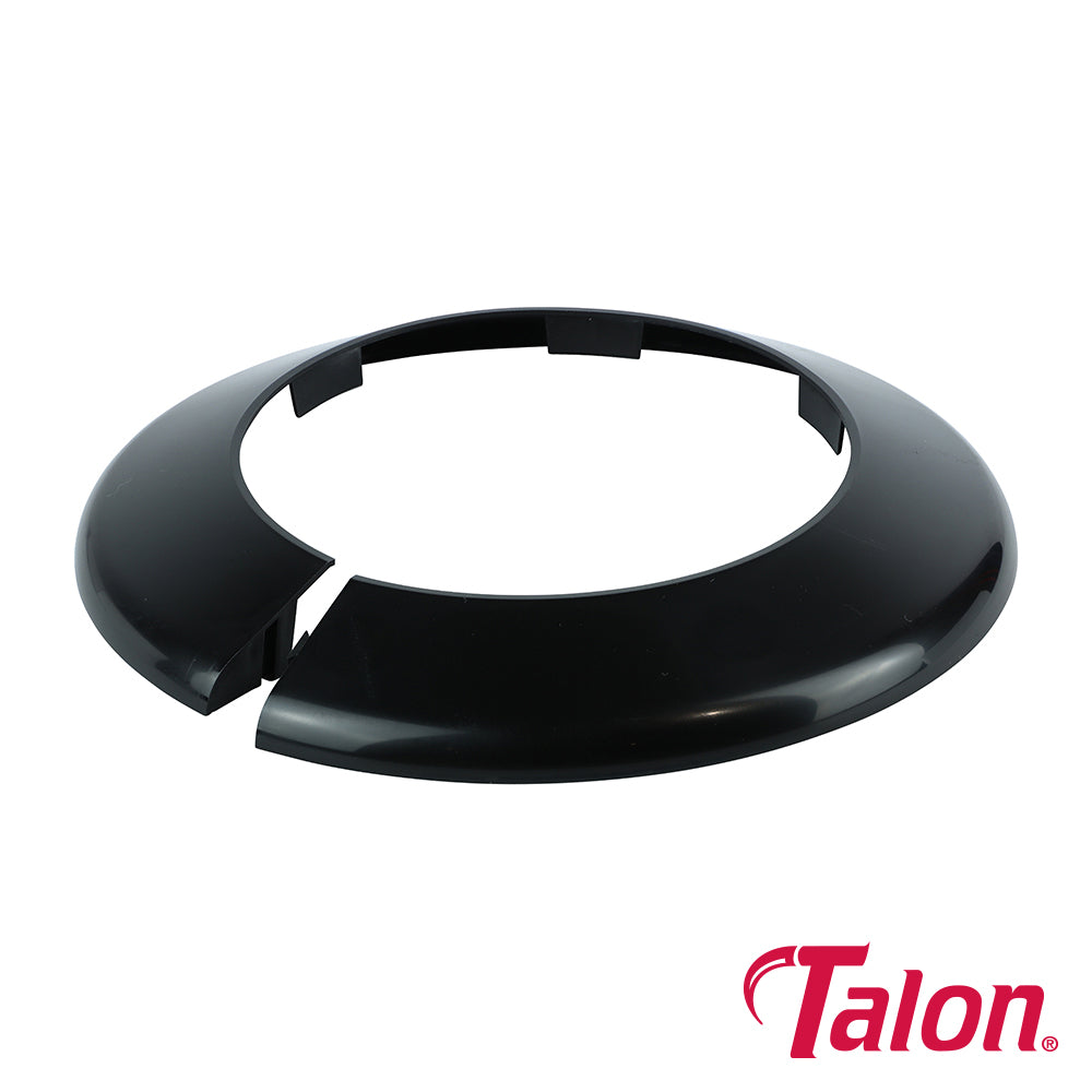 110mm Pipe Collar – Black Polypropylene Cover Trim for Soil & Boiler Vent Pipes (BAG OF 1)