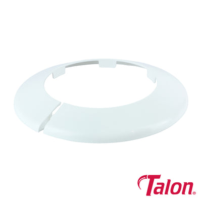 Pipe Collar – White Polypropylene Cover Trim for Concealing Floor & Wall Openings (BAG OF 10)