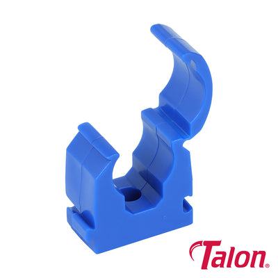 Single Hinged ID Clip – Blue Polypropylene Pipe Clip for 360° Secure Fixing