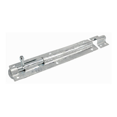 Pack of 1 - Straight Tower Bolt – Hot Dipped Galvanized | Carbon Steel Gate & Shed Security Bolt