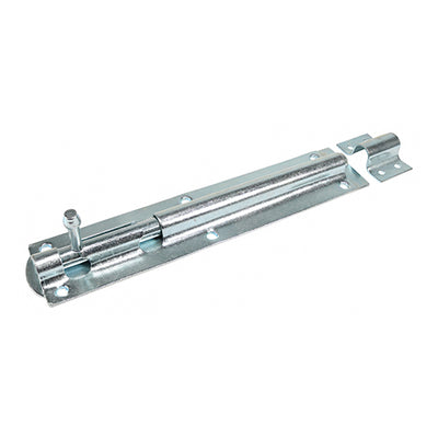 Pack of 1 - Straight Tower Bolt – Zinc | TIMCO Carbon Steel Door & Gate Bolt
