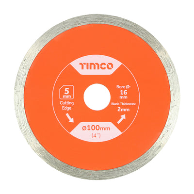 General Purpose Tile & Ceramic Diamond Blade – Continuous Rim for Ceramic, Porcelain & Stone