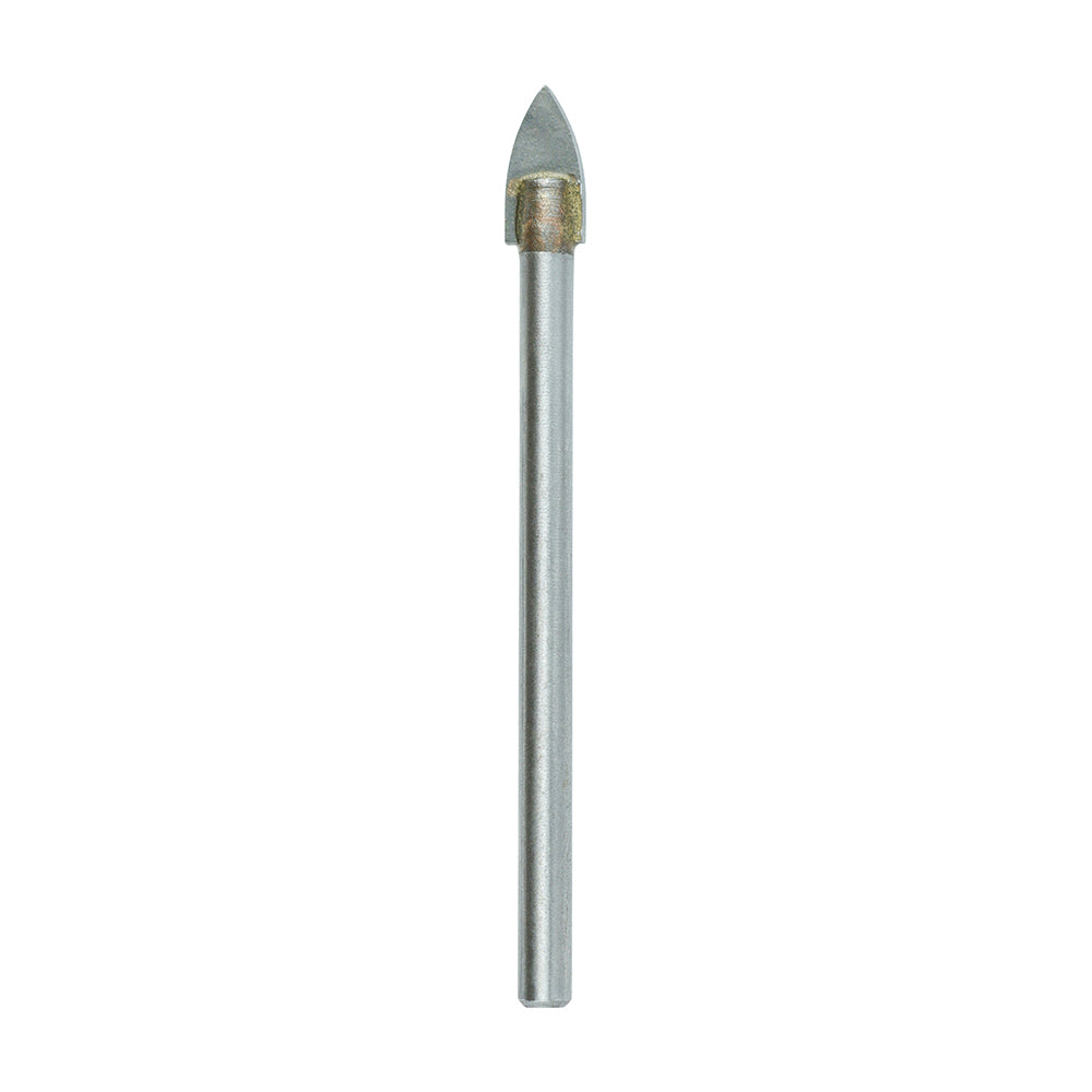 Pack of 1 - TCT Arrow Head Tile & Glass Bit – Tungsten Carbide Drilling Bit for Tiles & Glass (Rotary Only)