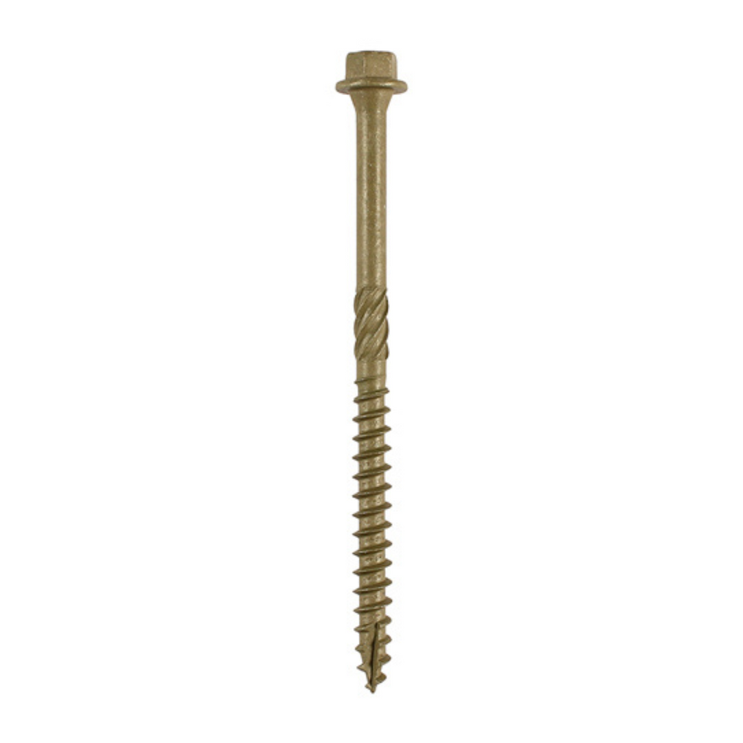 Hex Head Wood Screws – Timber Frame Construction & Landscaping | Woodworking Screws Fasteners (Multisizes)