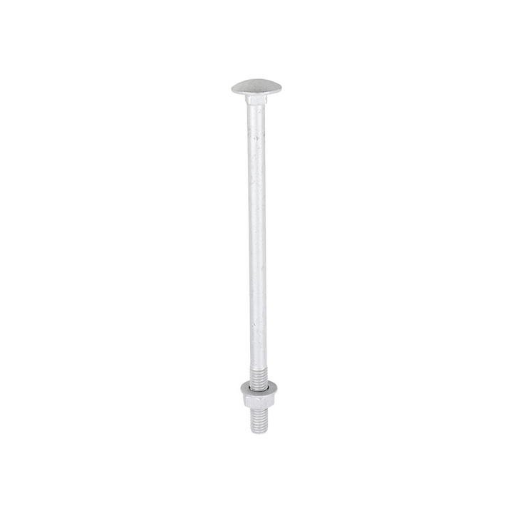 Domed Head Coach Bolt Set - Screws with Washer & Hex Nut Fastener Timco - Available in Sizes