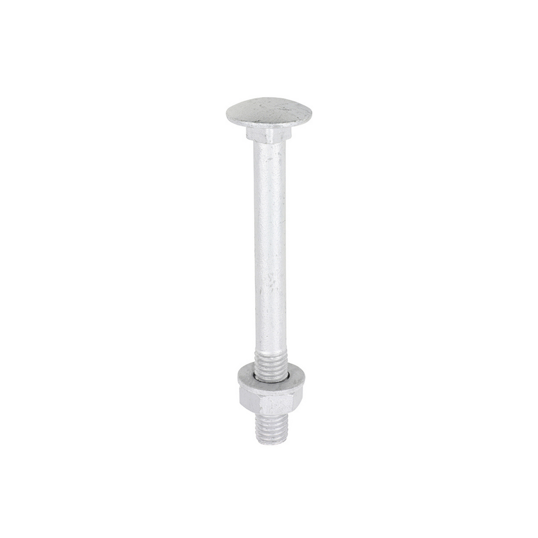 Domed Head Coach Bolt Set - Screws with Washer & Hex Nut Fastener Timco - Available in Sizes