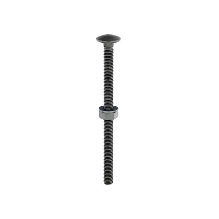 Domed Head Coach Bolt Set - Screws with Washer & Hex Nut Fastener Timco - Available in Sizes