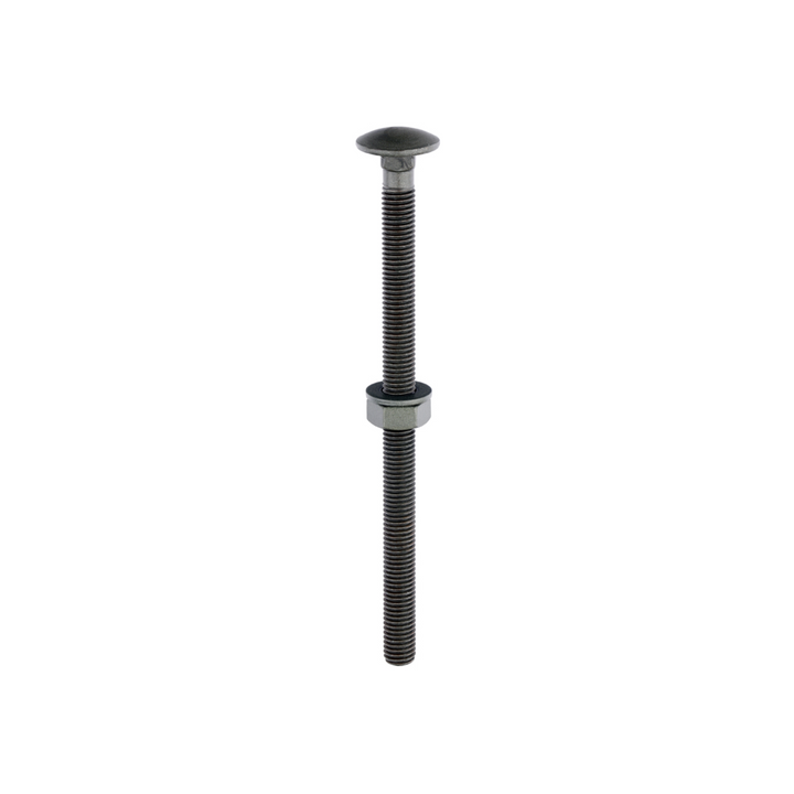 Domed Head Coach Bolt Set - Screws with Washer & Hex Nut Fastener Timco - Available in Sizes