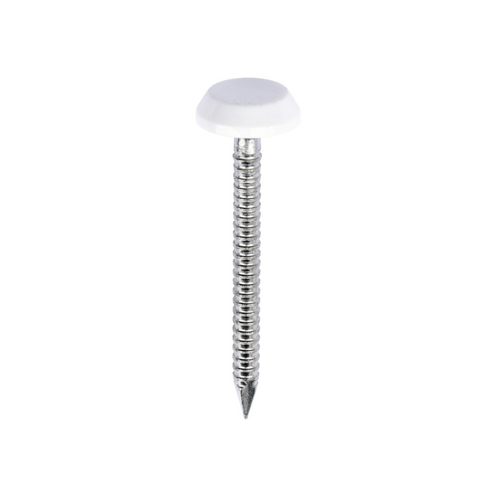 Polytop Nails - A4 Stainless Steel Polymer Cap Nails for Carpentry, Cladding & Wood Nail