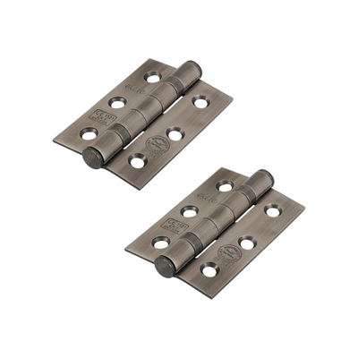 Grade 7 Fire Rated Door Hinges 75mm x 50mm Screwfix Butterfly Hinge for 76x50x2.0mm Internal
