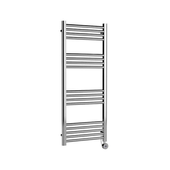 James Parker - Electric Round Tube Towel Rail with 17 Bars, 1200mm x 500mm