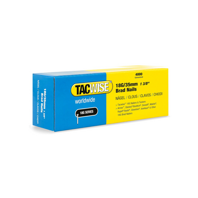 Tacwise - 1713 Type 18G/35mm Galvanized Brad Nails, B/4,000