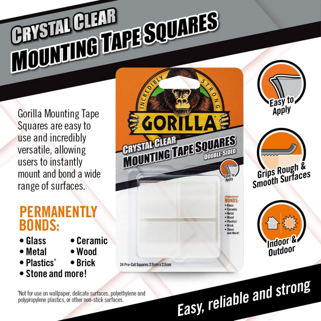 Gorilla - Tape Mounting Squares