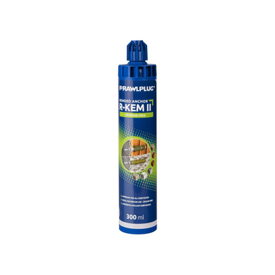Rawlplug - R-KEM II Polyester Resin Styrene Free with 2 Mixer Nozzles Chem fix