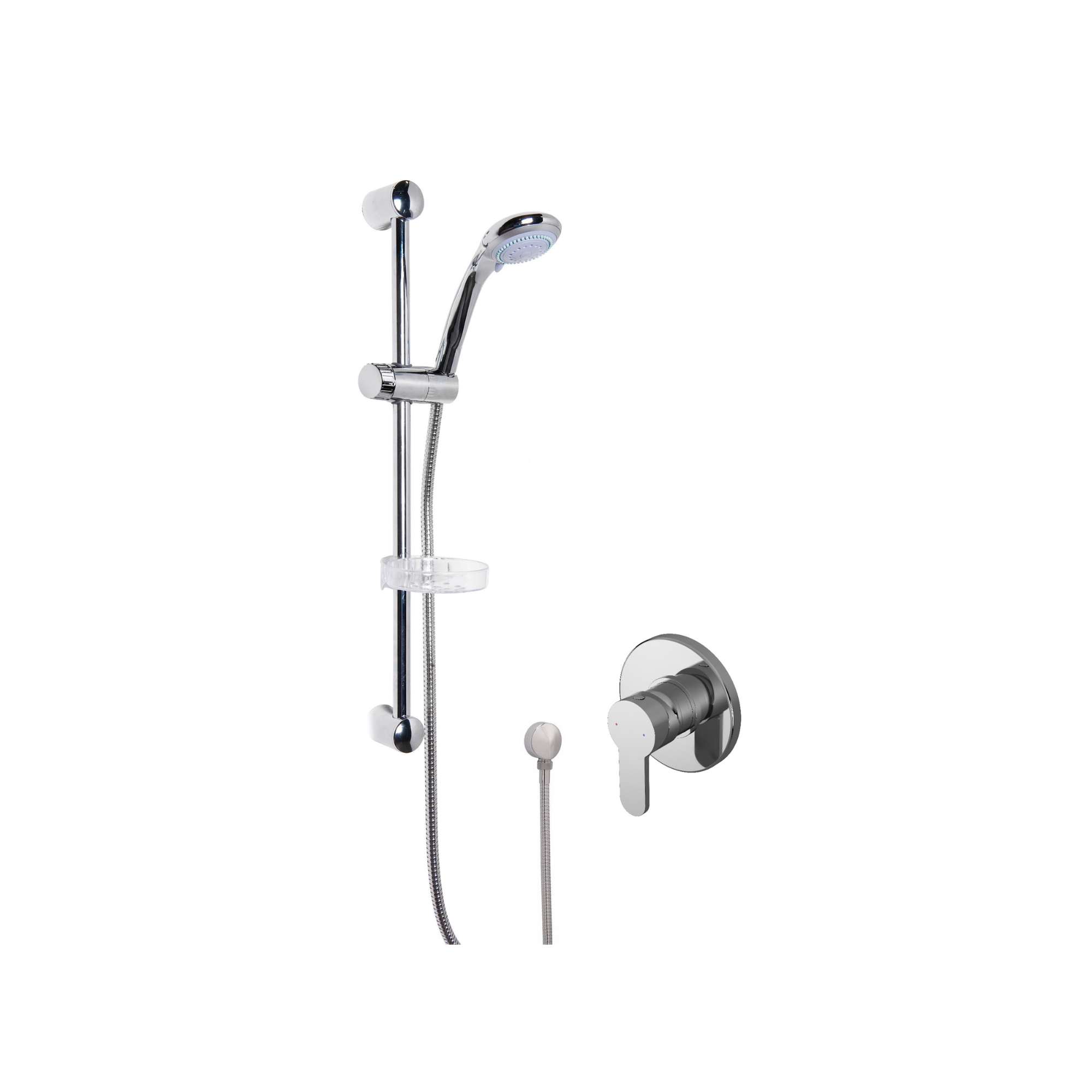 James Parker Slide Rail Shower Kit with Multi Function Handheld Elbo