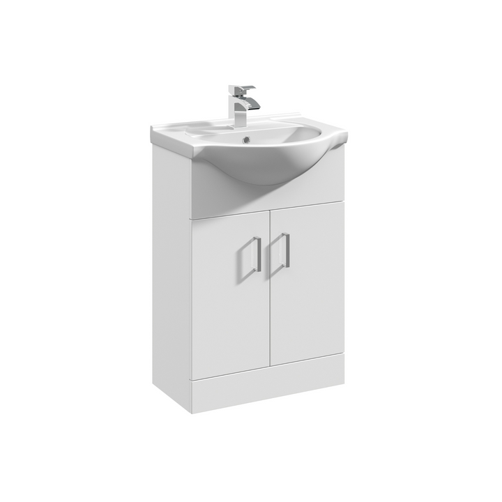 James Parker - Mayfair Floor Standing Vanity Unit with 2 Door Round Basin 550mm