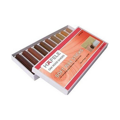 Hafele - Wood Wax Filler Sticks Assortment - Oak Shades - Pack of 10
