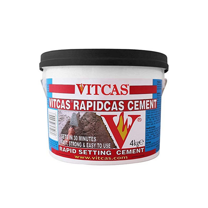 Vitcas Rapidcas Cement - 4kg Tub Fast Dry Cement