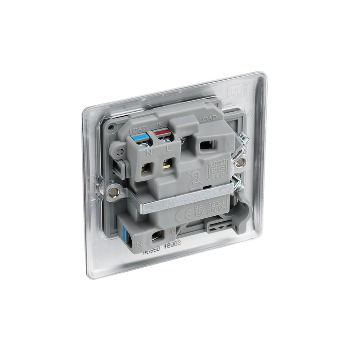 BG Electrical - NBS50 Nexus Metal Brushed Steel Switch 13A