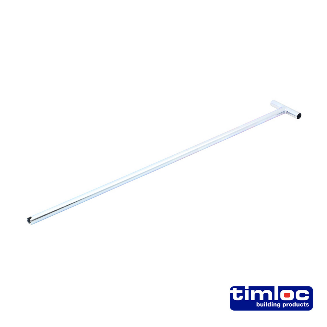 Timloc - Loft Hatch Push Up Twist Latch Metal Pole 600mm