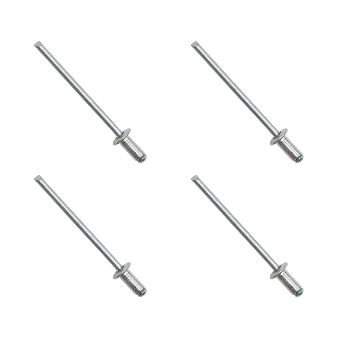 500pcs Aluminum Dome Head Pop Rivets Sets - Flange Rivet Nut for Carpentry Construction Rivnut