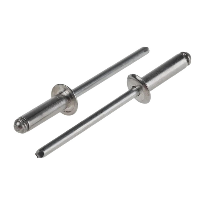 500pcs Aluminum Dome Head Pop Rivets Sets - Flange Rivet Nut for Carpentry Construction Rivnut