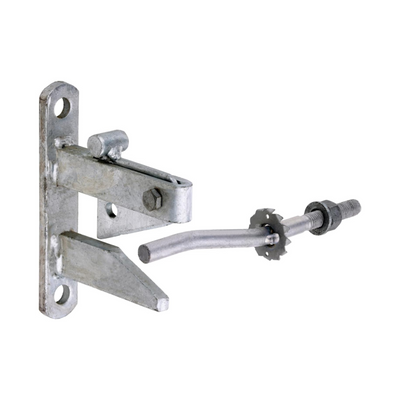 Self Locking Metal Gate Catch – Hot Dipped Galvanized Lockable Gate Bolt Latches for Gates Locks