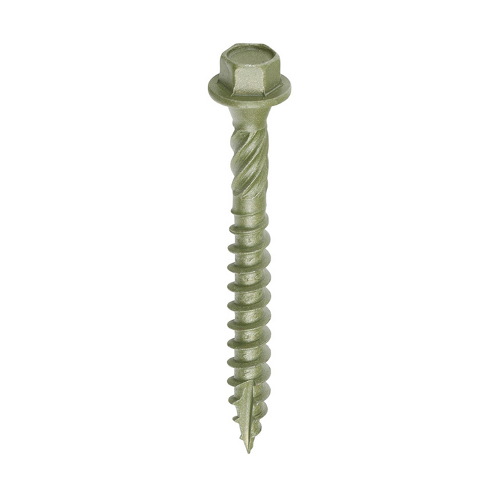 Hex Head Wood Screws – Timber Frame Construction & Landscaping | Woodworking Screws Fasteners (Multisizes)