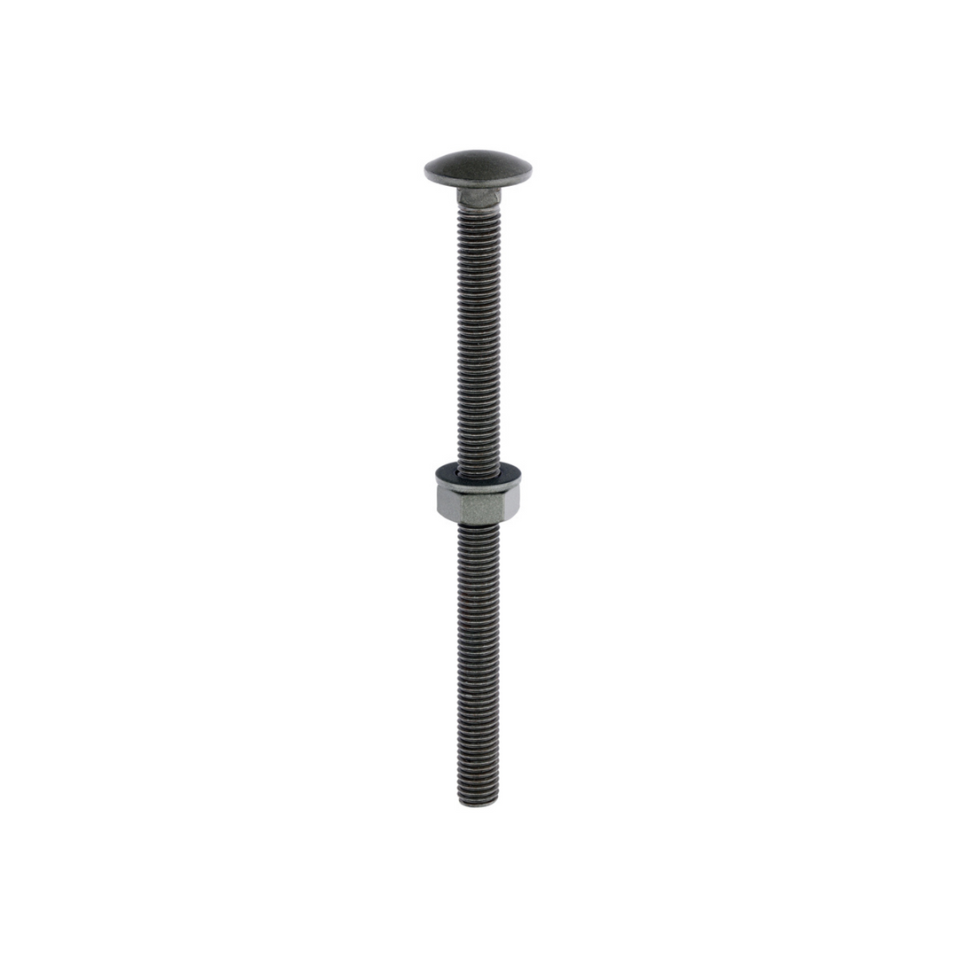 Domed Head Coach Bolt Set - Screws with Washer & Hex Nut Fastener Timco - Available in Sizes